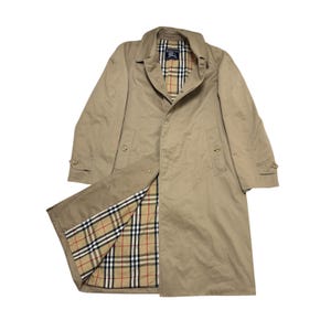Vintage Burberry Trench Coat Men - Etsy