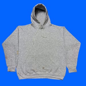 Vintage Blank Hoodie Vintage Gray Hoodie Vintage 90s Hoodie Salem Sportswear Made In Usa Hoodie Single Stitch Vintage Clothes Casual Hoodie