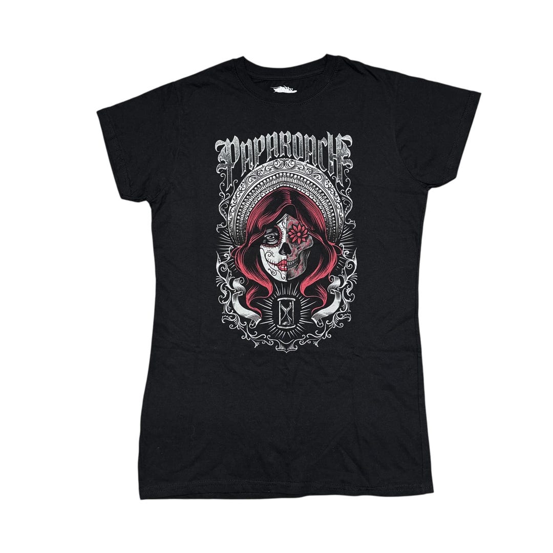 Papa Roach Shirt Womens Top Baby Tee Y2K Shirt Tour Shirt Concert