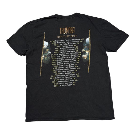 サンダーバンドTシャツ XL メンズ トップツアーシャツ コンサート