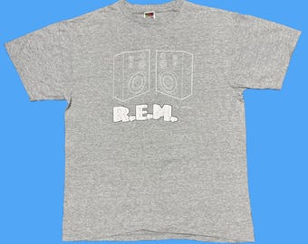 90年代 オルタナ ロック バンド REM 99 ツアー 兎 USA Tシャツ 90s 90年代 アールイーエム バンT 音楽 ミュージック うさぎ