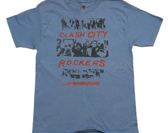 Vintage The Clash Shirt Y2K Era Vintage Band T-Shirt Punk Rock Music Merch Tour Concert Tee