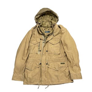 Polo Ralph Lauren Field Jacket M-1943 Quilted Removable Lining 2 in 1 Military Coat Combat Jacket Fathers Day Gift