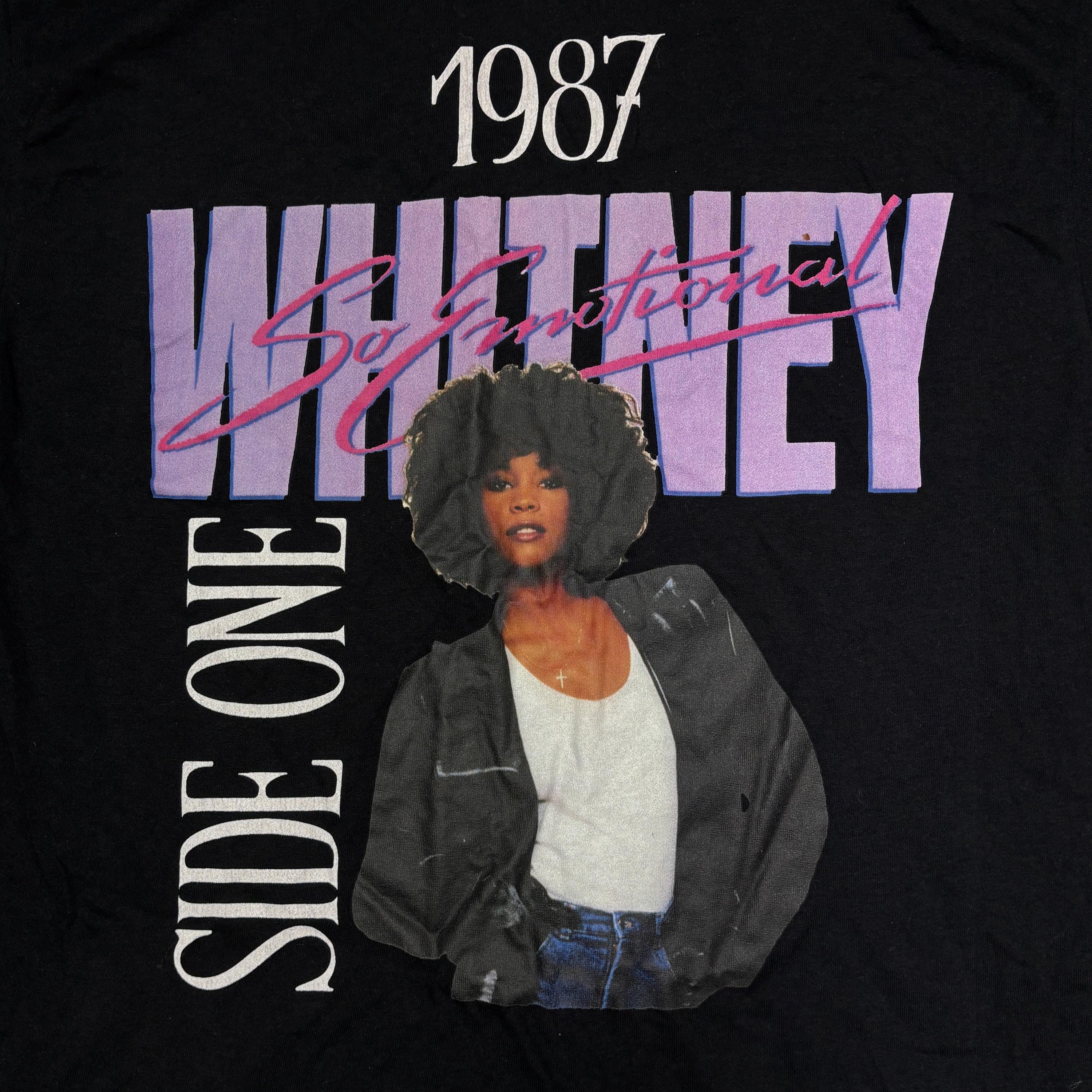 Whitney Houston Shirt Large Vintage Band Shirt Celine Dion Shirt