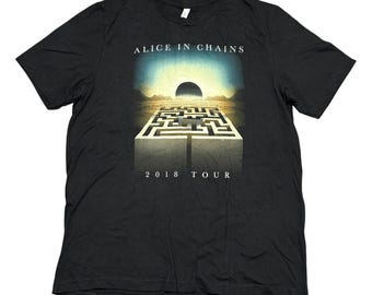 Alice in Chains Facelift Tour Front and Back Black Shirts - Etsy