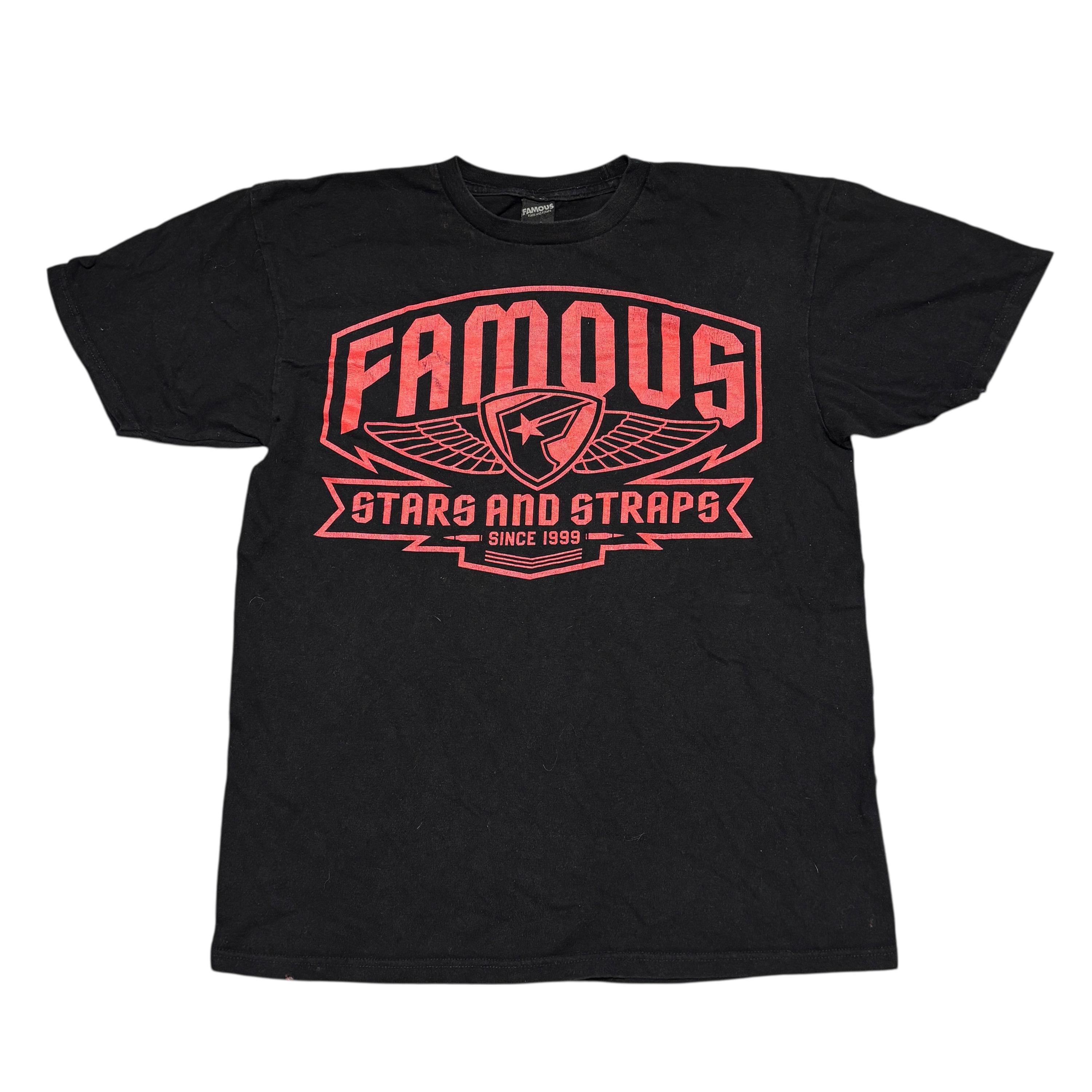 Vintage Famous Stars and Straps Shirt Medium Size Black Color