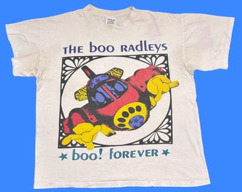 Vintage The Boo Radleys Shirt XL Size Single Stitch 90s Tour Concert Tee Shoegaze Music Merch Vintage Band T-Shirt