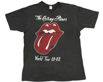 Vtg 70s 80s the Rolling Stones World Tour Rock Band T-shirt Baby