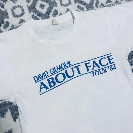 1984 David Gilmour Shirt About Face Tour Tee Size… - image 3