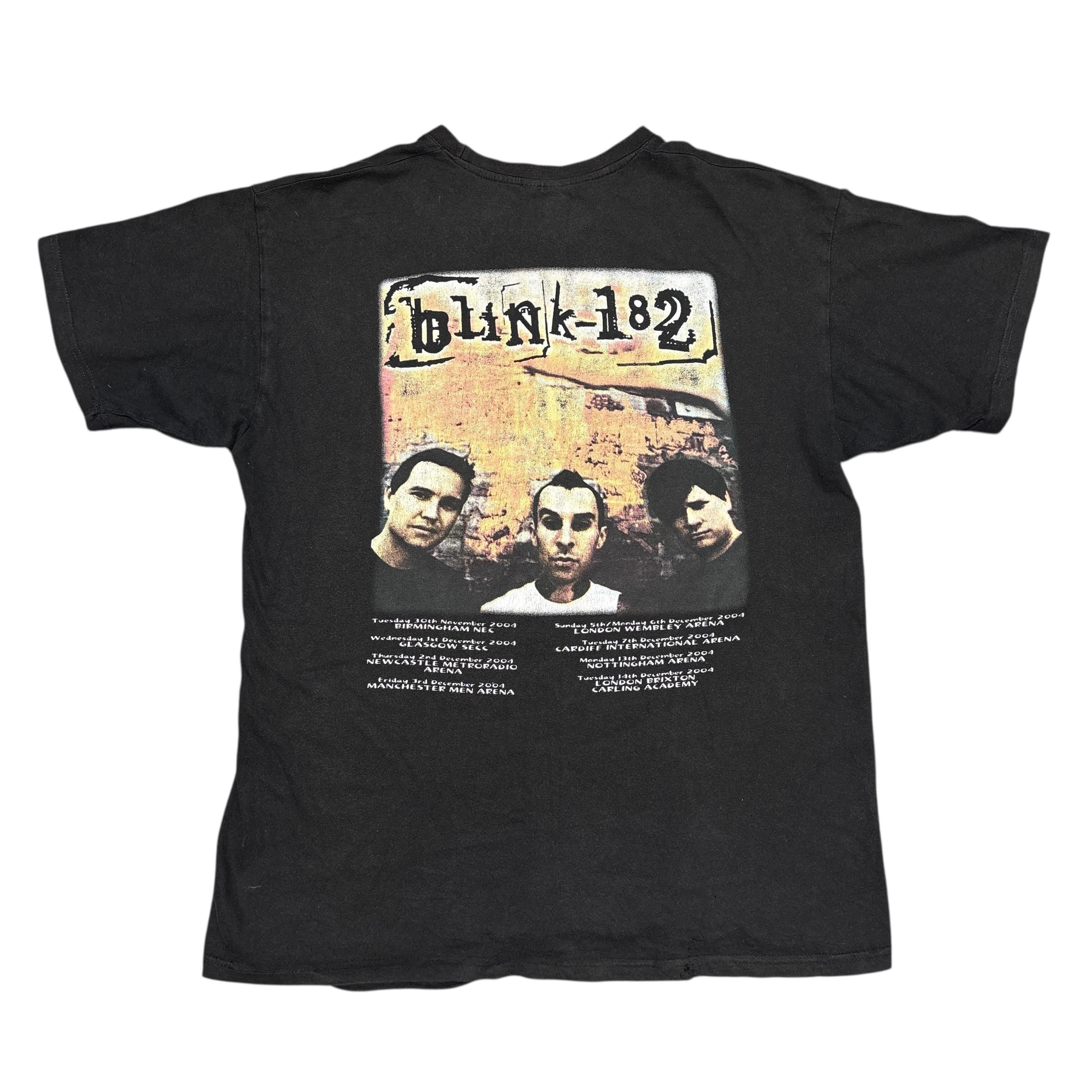 Vintage Blink 182 Shirt Y2K Tour Concert Punk Rock Tee Crew Neck