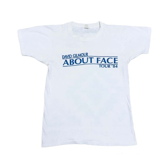 1984 David Gilmour Shirt About Face Tour Tee Size… - image 1