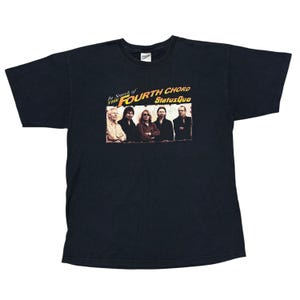 Vintage Status Quo Shirt Large Black Tour Shirt Concert Shirt Hard Rock Shirt Vintage Band Shirt 70s Music Shirt Graphic Tee Classic Rock