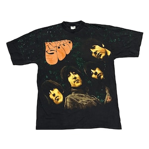 The Beatles 1998 ヴィンテージ Tシャツ　公式　オフィシャル S 90's THE BEATLES ALLOVER PRINTED tee バンT 1990s The Beatles All