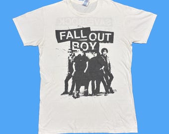 Fall Out Boy Shirt Emo Band Shirt Rock Shirt Tour Shirt Concert Shirt My Chemical Romance Shirt Him Shirt Panic At The Disco Shirt Y2K Shirt