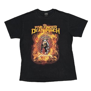 Five Finger Death Punch Shirt Tour Shirt Concert Shirt Metal Shirt Band Shirt Slipknot Shirt Disturbed Shirt Rob Zombie Avenged Sevenfold