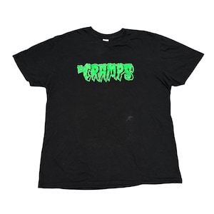 The Cramps Shirt Tour Shirt Concert Shirt Vintage Band Shirt Misfits Shirt Dead Kennedys Shirt Goth Shirt Punk Shirt Ramones Shirt The Clash
