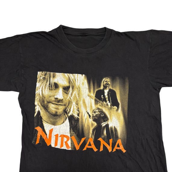 Vintage 90s Nirvana Concert T-shirt: Kurt Cobain Graphic Tee - Etsy