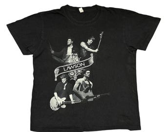Lawson Shirt Medium Size Tour Concert Pop Rock Band T-Shirt Music Merch Graphic Tee