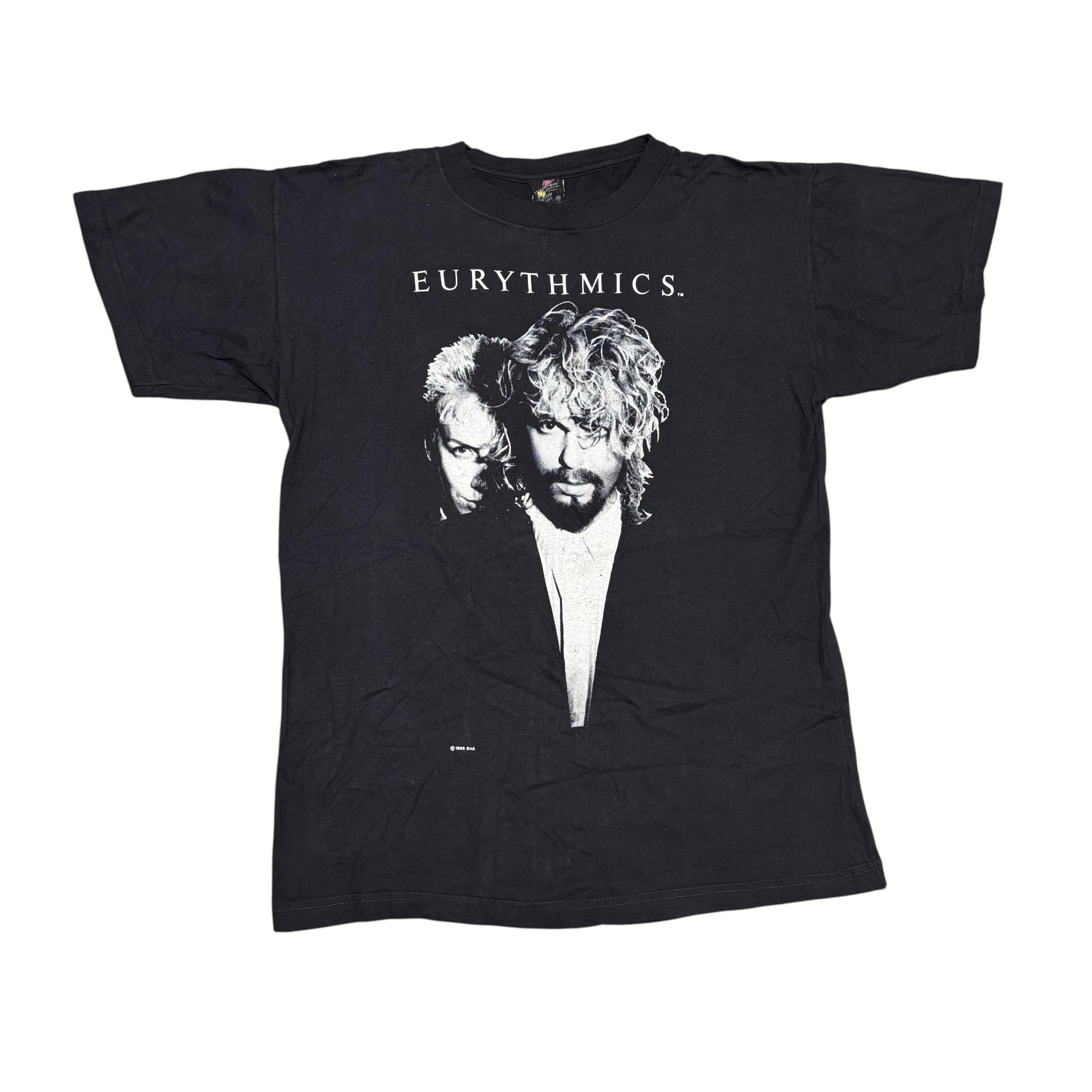 Sting & Annie Lennox Tシャツ 2001年製 M 黒 Sting & Annie Lennox Tシャツ 2001年製 M 黒