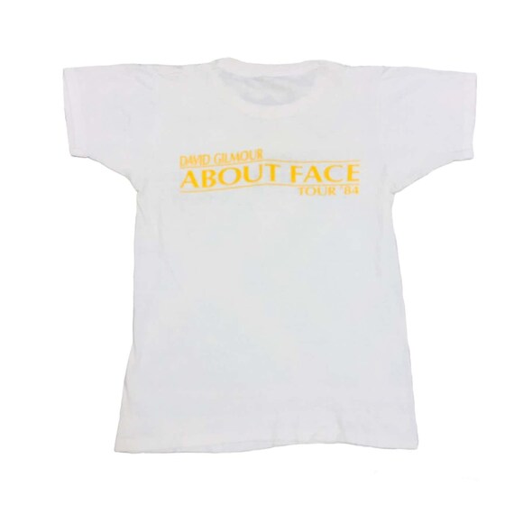 1984 David Gilmour Shirt About Face Tour Tee Size… - image 2