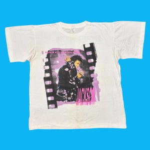 Vintage Michael Jackson Shirt 80s Shirt Vintage Band Shirt Concert Shirt Tour Shirt Tina Turner George Michael Prince Shirt Janet Jackson