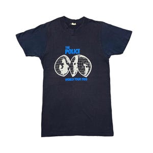 Camiseta vintage de The Police, camiseta de los años 80, camiseta vintage de una sola puntada, camiseta de una banda, camiseta de Blondie, camiseta de U2, camiseta de Bruce Springsteen, Tears for Fears INXS
