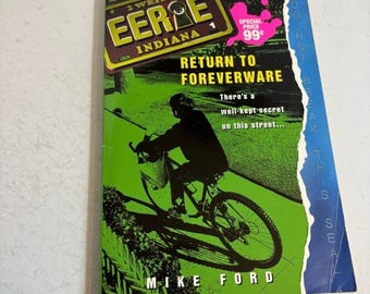 Vintage Eerie Indiana #1 Regreso a Foreverware de Mike Ford (novela de bolsillo)