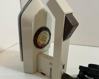 Vintage Philips travel portable fold up plug in electric iron