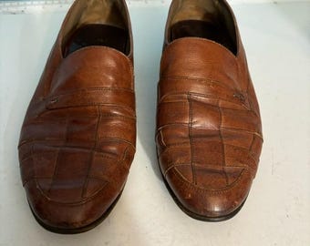 Vintage Bally of Switzerland men's leather shoes in size 6.5