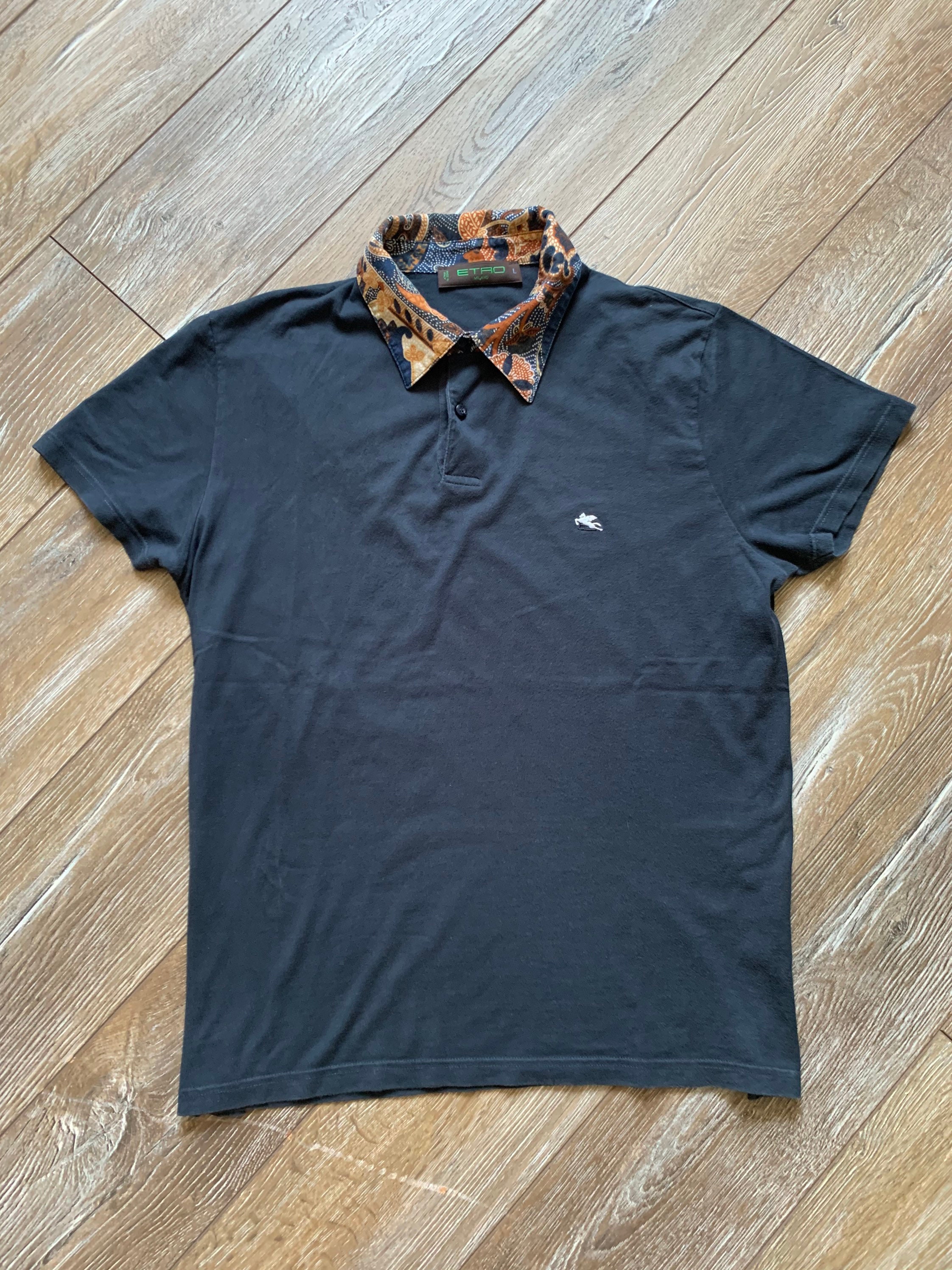 Tシャツ・カットソー ETRO SS25 Polo Paisley flowers (MRMD0004AK573 X0820) Etro Men's Paisley Polo Shirt | Neiman Marcus