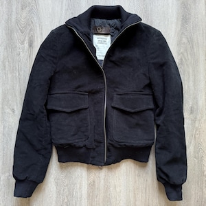 ROMEO GIGLI Womens Zip Jacket Dark Grey Auth Size 40