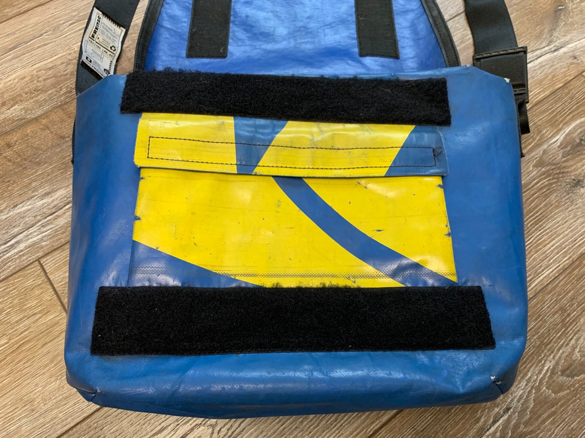 FREITAG F13 Top Cat Bag Messenger Bag Tasche Blue Yellow Size Etsy