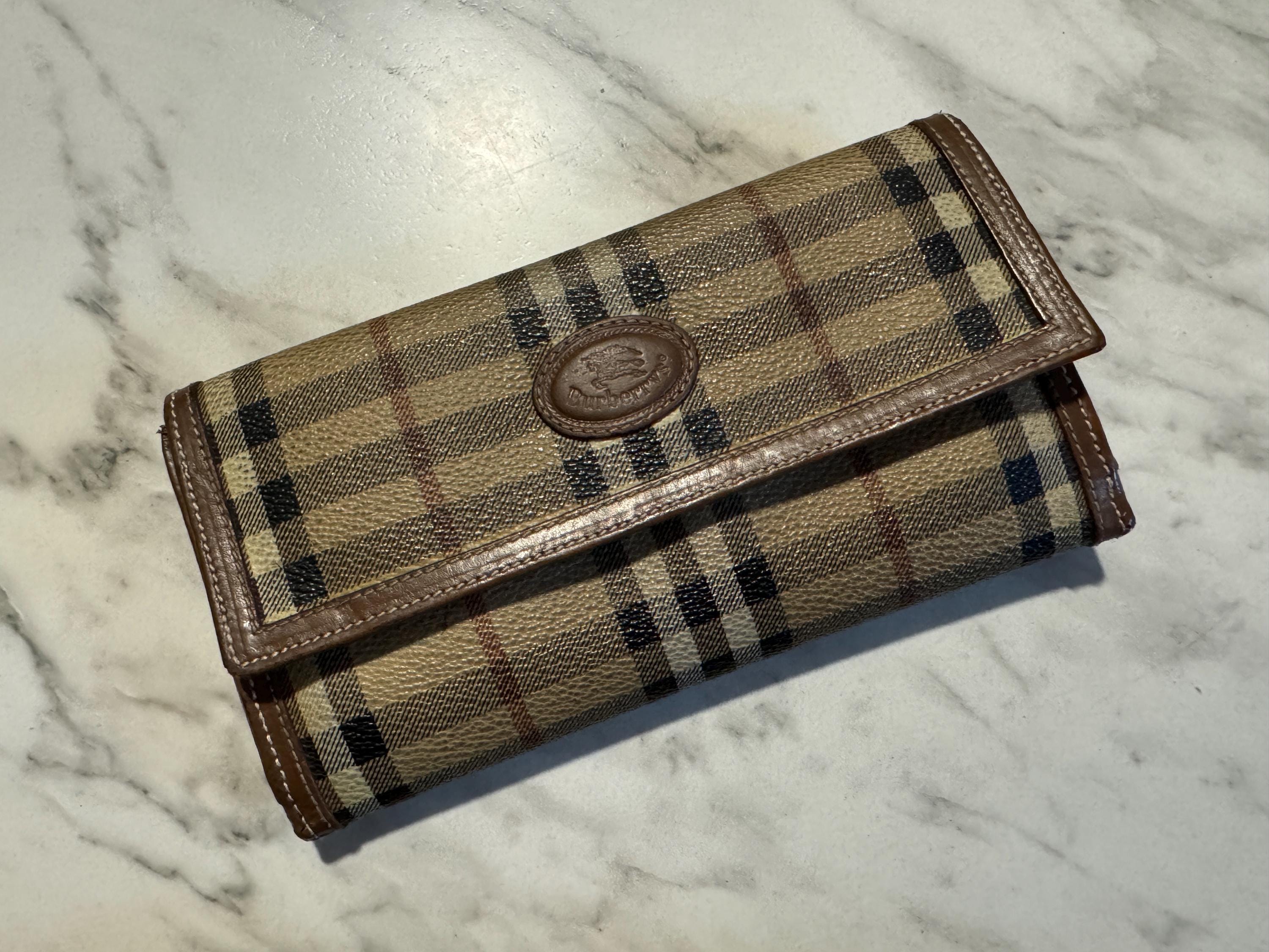 Burberry Nova Check Wallet - Etsy
