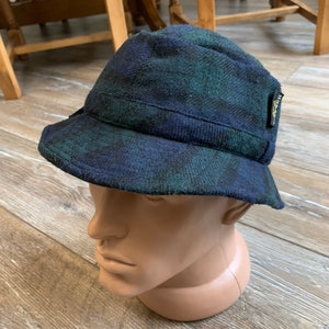 Mayser Bucket Hat Wool Polyester Blue Green Vintage Authentic Size 56