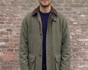 Barbour Men's DERBY TWEED Jacket Coat C 46/117 Cm XL - Etsy