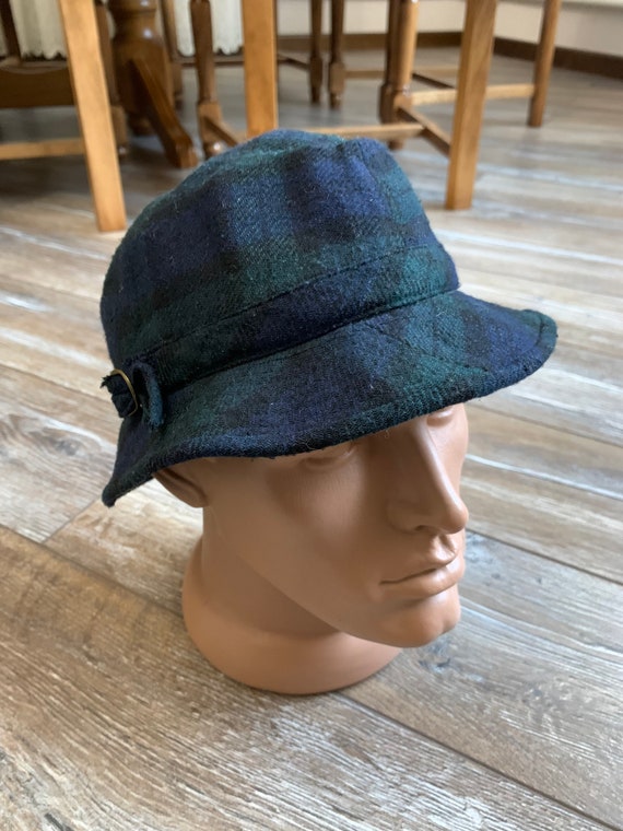 Mayser Bucket Hat Wool Polyester Blue Green Vintage A… - Gem display picture 2