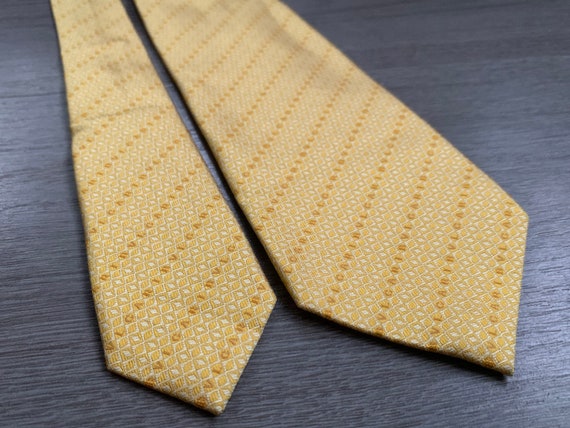 BVLGARI Bulgari Silk Tie Seven 7 Fold Yellow Gold… - image 2