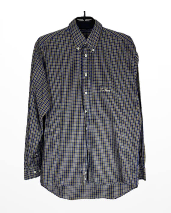 burberry men's blue dress shirt Burberry Men's Long Sleeve Shirt Dress Shirt Blu