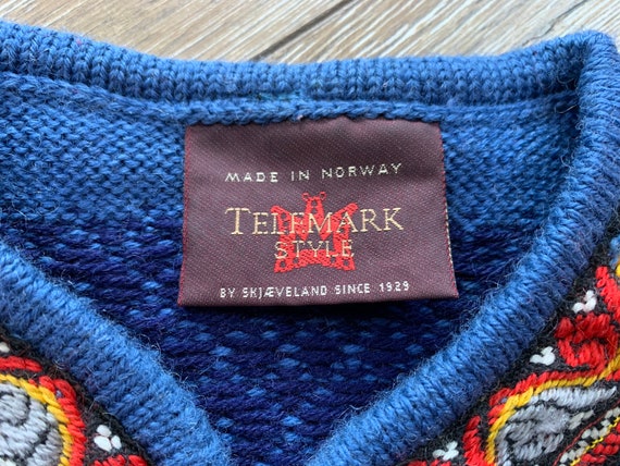 TELEMARK STYLE By Skjaeveland Men’s Wool Norway J… - image 8
