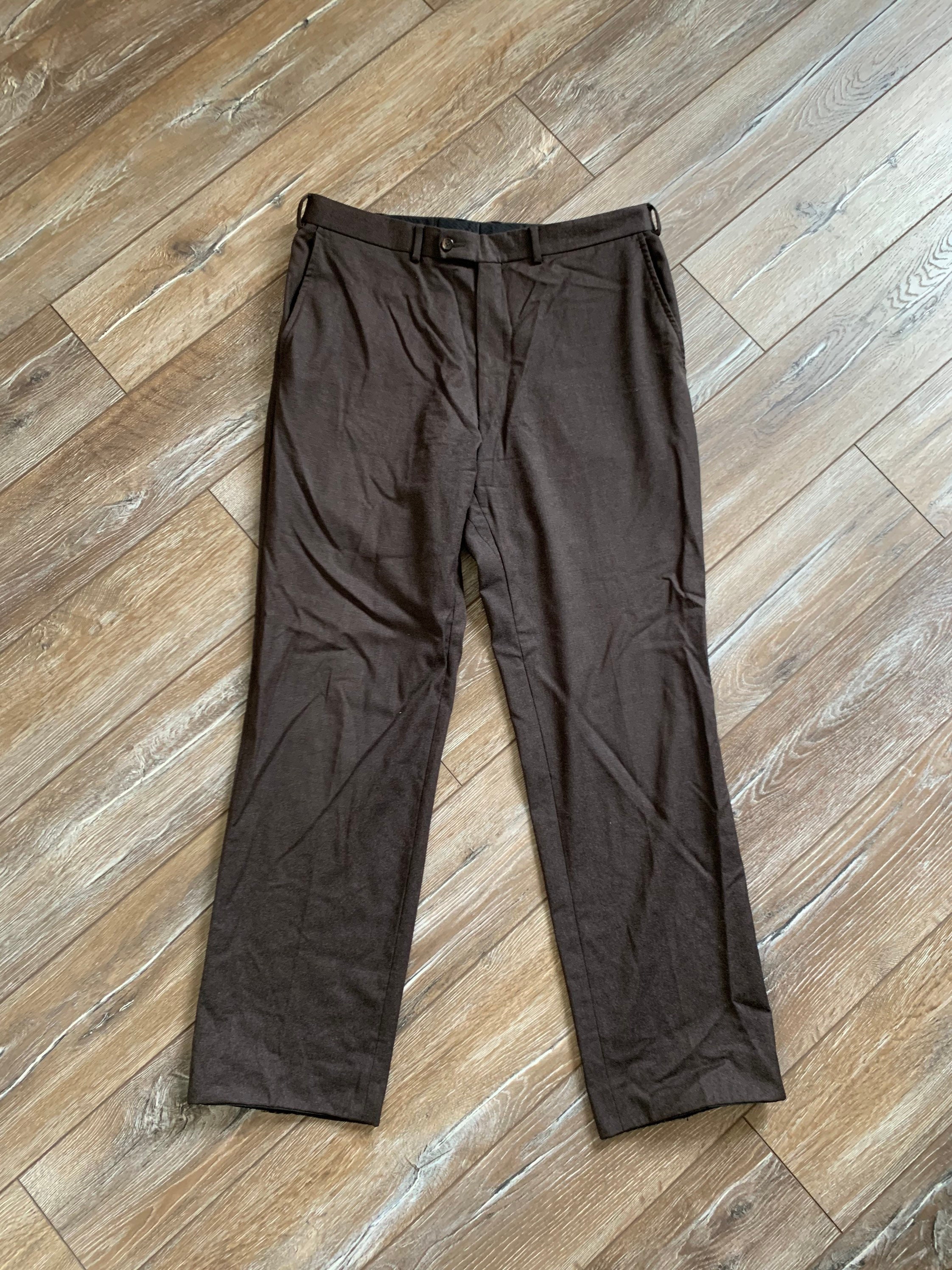 Burberry Mens 100% Wool Trousers Pants 