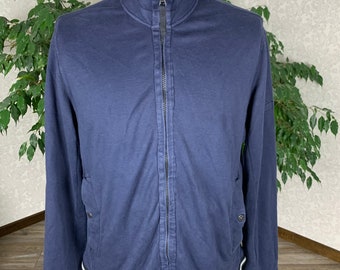 Stone Island herenritstrui trui blauw vintage maat XL