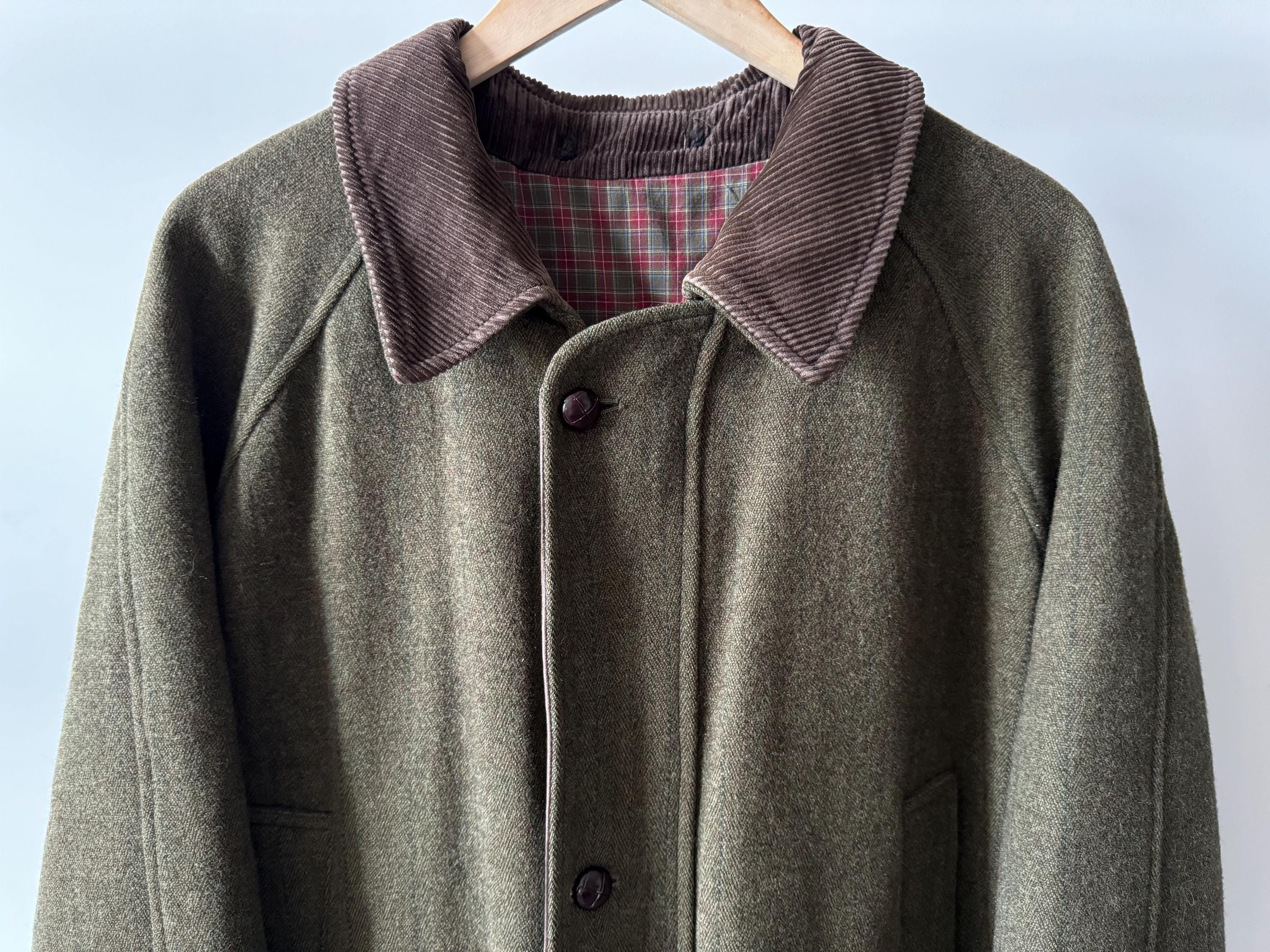 ファッションアイテム人気ランキング DERBY Men's Barbour TWEED Etsy - XL Cm 46/117 C Coat Jacket ジャケット・アウター