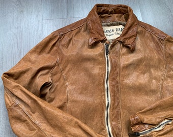 Giorgio Brato Organic Edition Women's Leather Jacket Brown