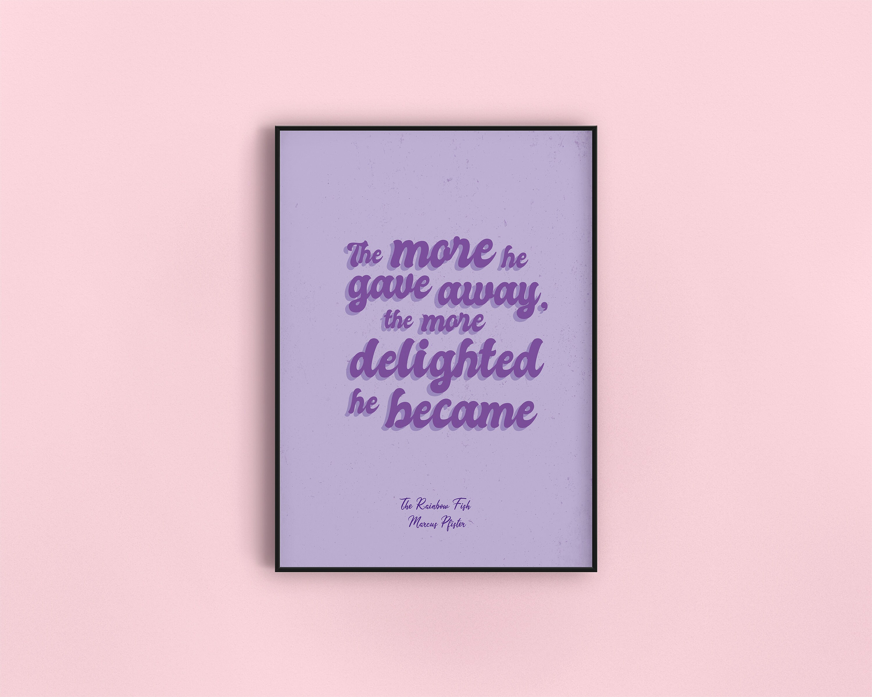 The Rainbow Fish Book Quote Book Print Quote Print | Etsy