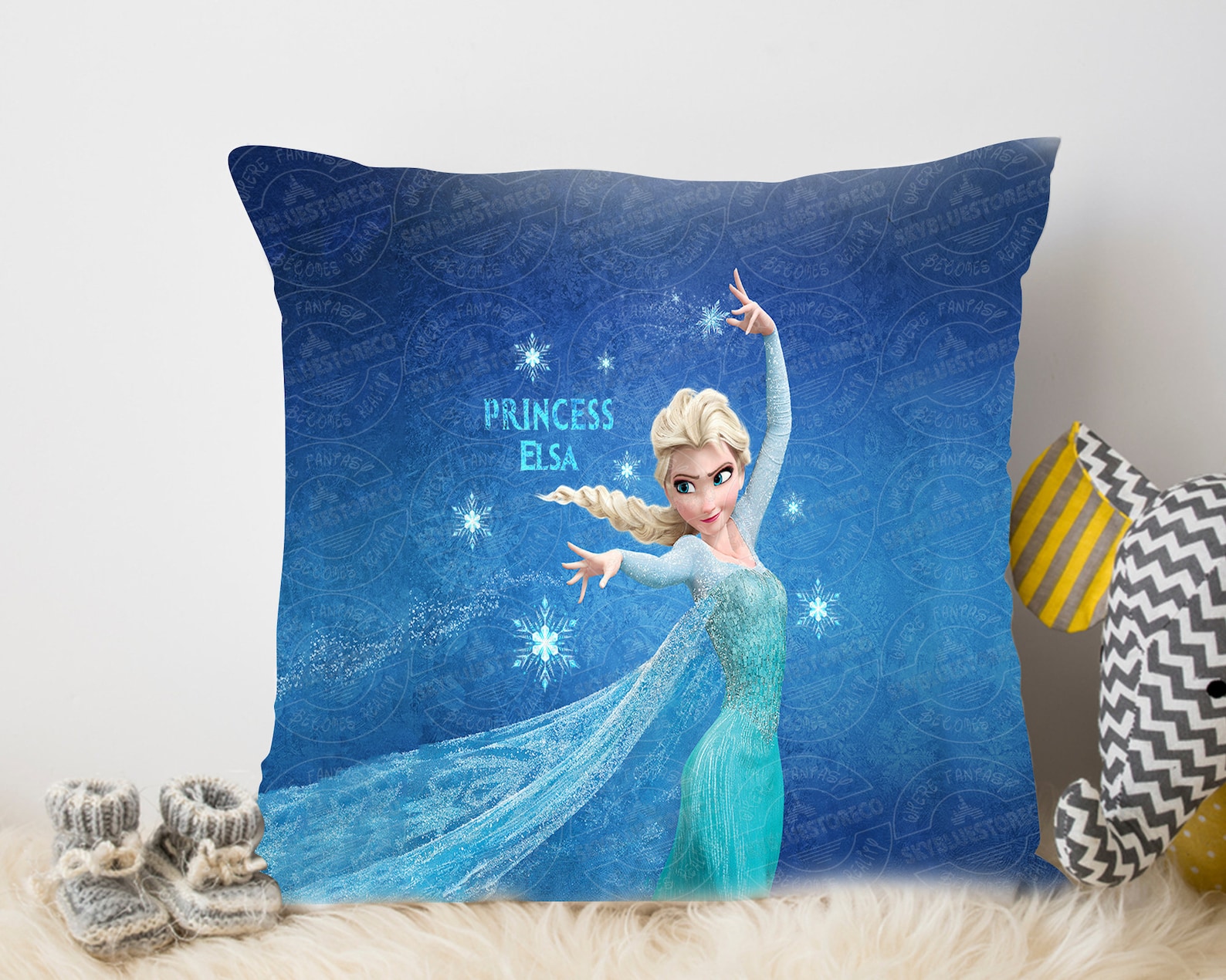 elsa pillow cover