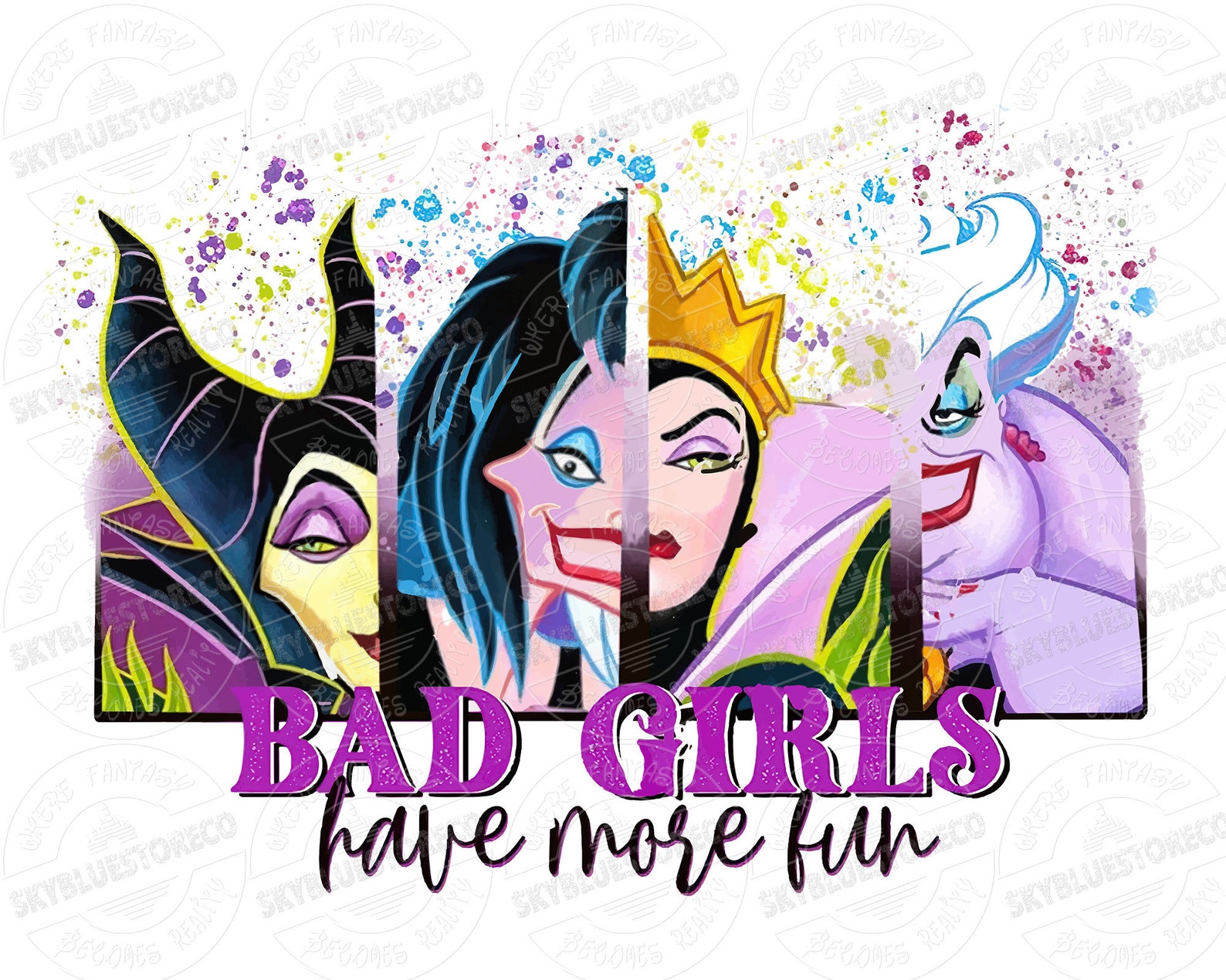 Bad Girls Have More Fun Comic Svg Png Villains Svg Disney Svg The Best Porn Website