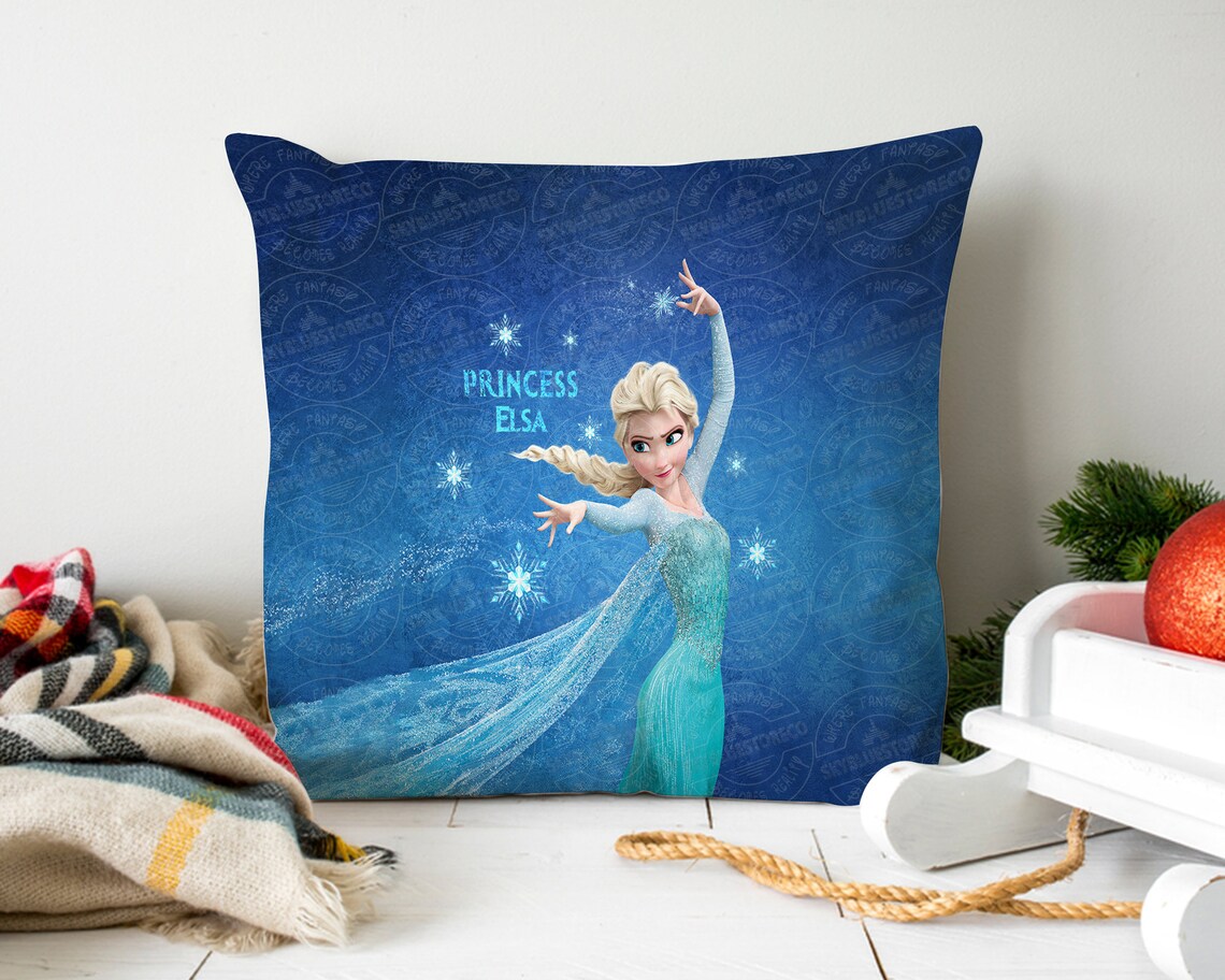 Elsa Princess Pillow Daughter Pillow Disney Frozen Pillow Etsy