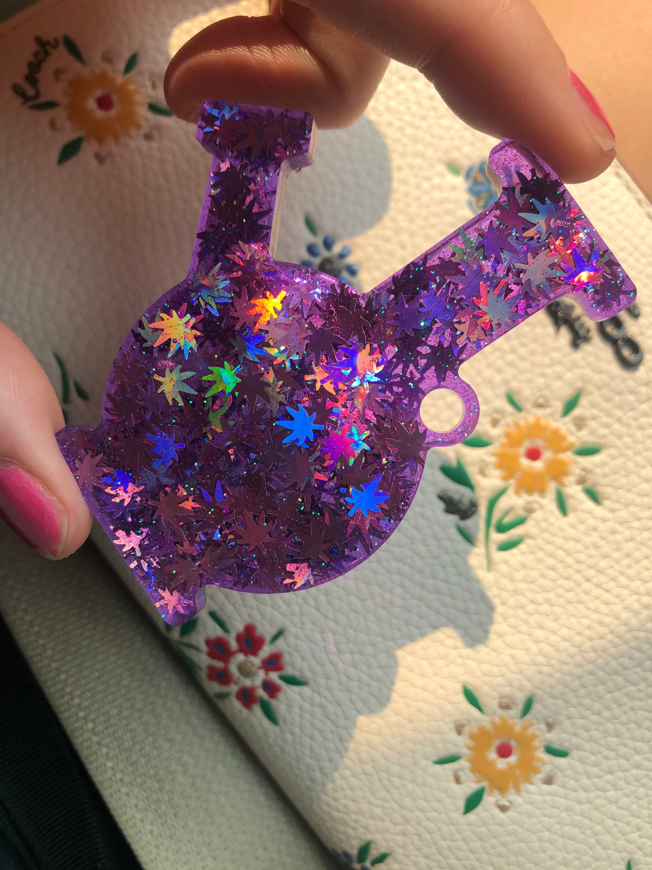 Tiny Bong Keychain Etsy