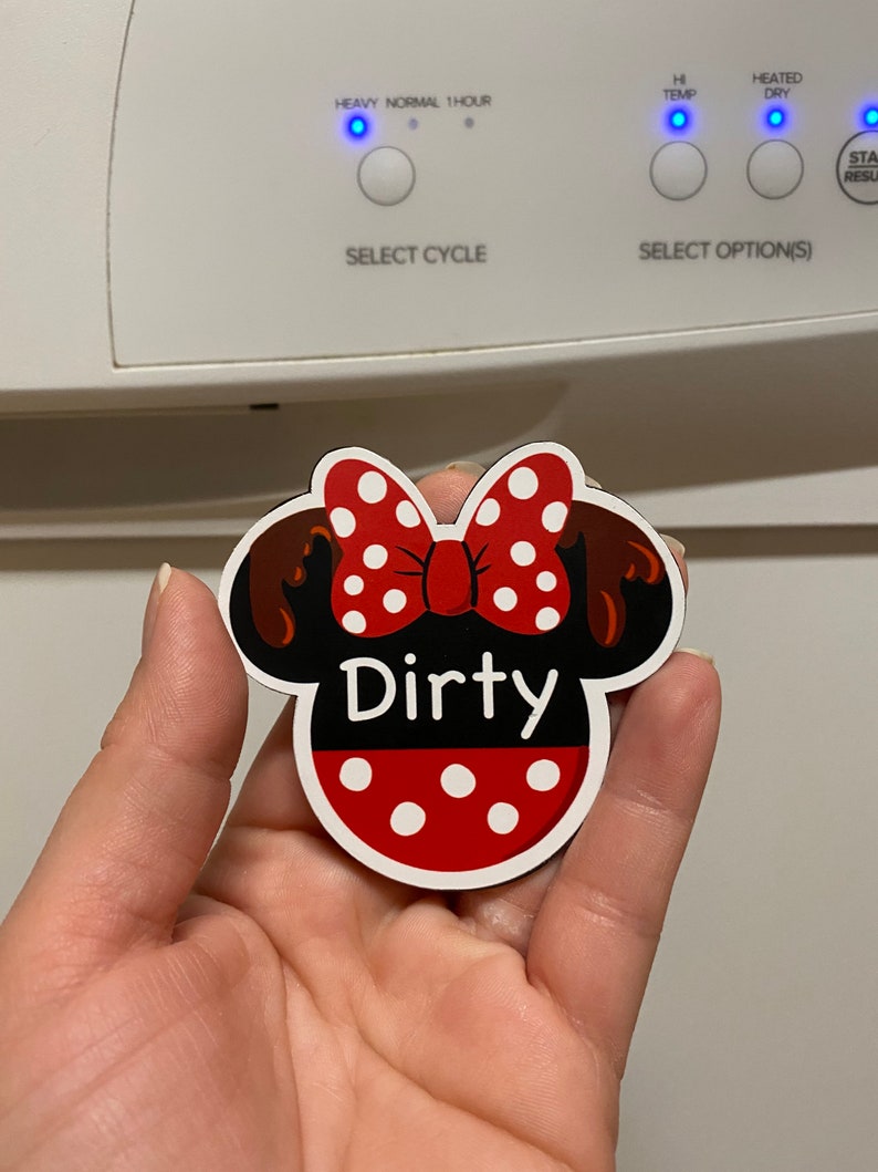 Dishwasher Disney Clean and Dirty Dishwasher Etsy