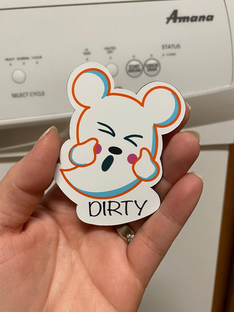 Dishwasher Disney Clean and Dirty Dishwasher Etsy